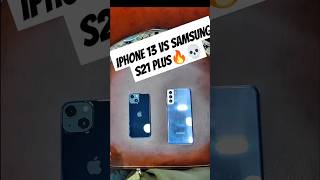 iPhone 13 Vs Samsung S21 plus Smoothness test 💀😱 #samsung #vs #iphone #13 #s21plus #trending #shorts