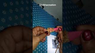 how to make blouse latkan at home || how to make latkan #shorts #youtube