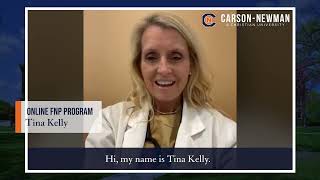 Carson-Newman Online Post-Master's FNP Certificate Testimonial - Tina Kelly