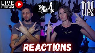 NO GUITARS?! Saturday LIVE music Reactions with Harry and Sharlene! Songs and Thongs