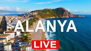 Alanya Live camera. KLEOPATRA BEACH. Alanya Turkey 07.01.2024 #alanya #turkey #beach  #livestream