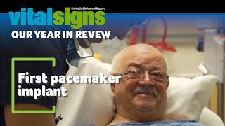 First pacemaker implant