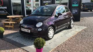 2012 Fiat 500 1.2 Pop Purple video viewing