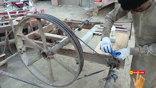 How To Make Flywheel Spring Machine Full Prosses Free Energy Generator With 4 Spring New Idea