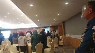 Mars Bansos Pangan Dinyanyikan Pada Acara RAKOR BANSOS PANGAN DIHOTEL RADISSON  02 S/D 04 NOV 2020