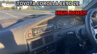 Toyota Corolla EE90 2E Modified Head 0-100 Pulls