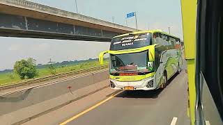 driving vlog hunting bus truk di jalan tol japek