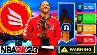 (Türkce) NBA 2K23 PRIME DERRICK ROSE BUILD !