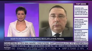 100.000 de tone de DEEE, reciclate în 2019 în România! (Cristian Pocol LIVE la Profit News)