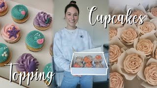 😊Cupcakes dekorieren - verschiedene Spritztechniken - alle Tüllen