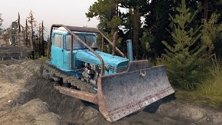 SpinTires DT-75 Bulldozer