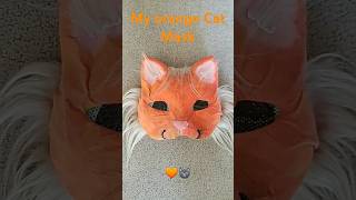 My #Therian#Cat#Mask 🧡😺 #Animalmask #Theriangear #Therianmask #Cattherian #Shorts