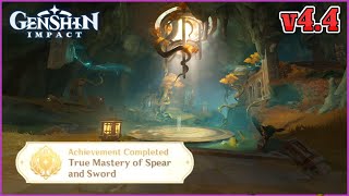 True Mastery of Spear and Sword | Hidden Achievement | v4.4 Guide | Genshin Impact