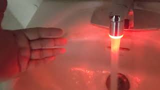 COLOR Changing Water tap powered by water flow || mini turbine