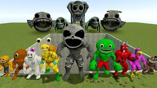 Spartan Kicking Muscle Garten Of BanBan Family vs Zoonomaly Monsters in the Deep pit (Garry's Mod)