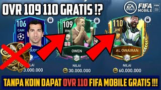 KLAIM OVR 109 110 GRATIS !? CARA MENDAPATKAN PEMAIN OVR 110 FIFA MOBILE 23 GRATIS TANPA KOIN