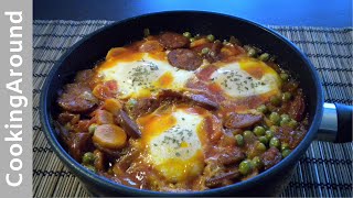 Portuguese Chorizo Egg Casserole  One-Pot Recipe