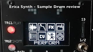 Erica Synths - Drum Sample (making modular Jungle, hardcore & techno) with Pete Cannon