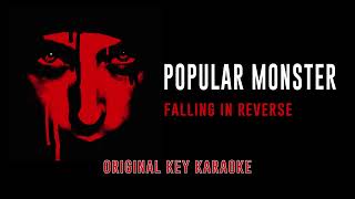 Popular Monster - Falling in Reverse | Karaoke Instrumental with Lyrics