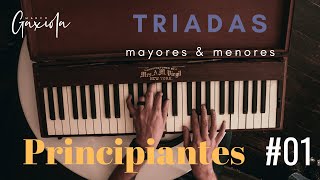 CLASE DE PIANO #1 Aprende a Formar Acordes Mayores y Menores  PRINCIPIANTES