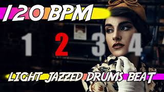 ✅ 120 BPM Jazz Drums Backing Track 🥁 Ten minutes of drums backing track