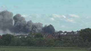 Major Fire at Junction 41 Industrial Estate Wakefield