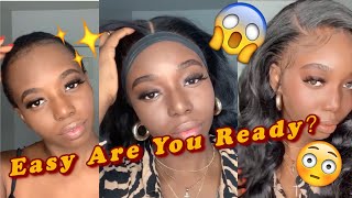 Effortless & Cheap Headband Wig!🤩 Protective Wig For Beginners Ft.  |headband wig styles