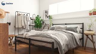 Lusimo | Design A Bedroom With Metal Bed Frame