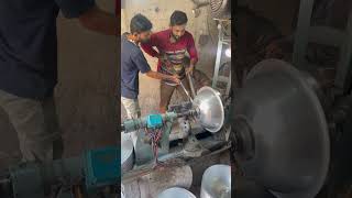 Superb making stainless steel bowl #italy #france #germany #unitedstate #shortvideos #shortfeed