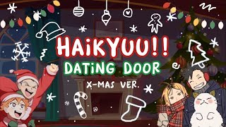 HAIKYUU! HOLIDAY || haikyuu dating door christmas ver. ✧