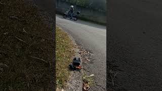 A Primeira aula de moto