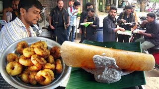 This Famous Tiffin Center Sell idli, Dosa, Vada in Anantapur | Only 20₹ | Street Food India