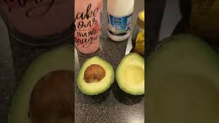 #Avocado honey Milk