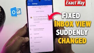 [Fixed] Outlook Inbox view suddenly changed