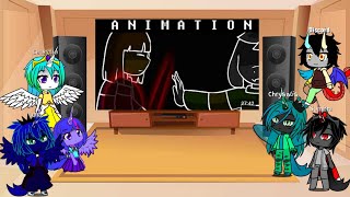 Mlp reacts to Glitchtale s2 ep4 part 1 (LOVE). (First half)