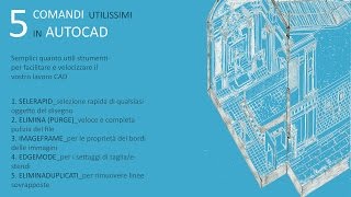 Comandi utilissimi per AutoCAD