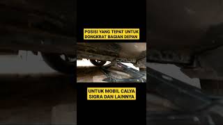 CARA PASANG DONGKRAT MOBIL BAGIAN DEPAN