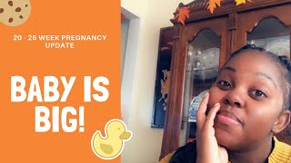 20 -25 WEEK PREGNANCY UPDATE l THIS IS A BIG BABY