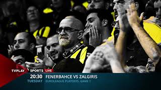 Fenerbahce Istanbul-Zalgiris Kaunas per TVPlay Sports | Besmegeniai