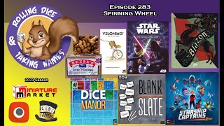 Episode 283: Star Wars Deck Builder, Blazon, Starship Captains, Dice Manor, Velonimo, Taste Buds