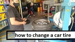 how to change a car tire