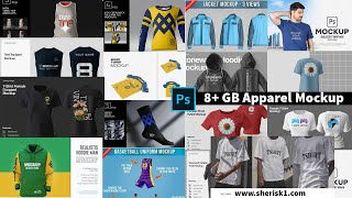 8 GB Apparel Mockup PSD Download |T-Shirts| |Sheri SK|