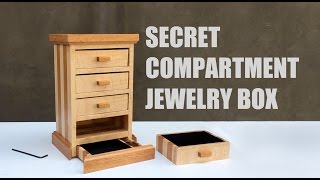 Secret Compartment Jewelry Box