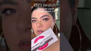 Swatching The Love Earth Liquid MousseMatte Lipsticks 2.0 | 9 Lipsticks in under Rs1000 #loveearth