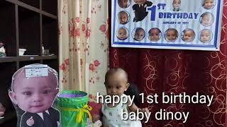 1st birthday ni dinoy GCQ version.