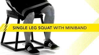 Single Leg Squat with Miniband