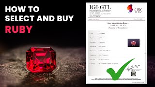 How to Select and Buy Natural Ruby (Maanik) || Brahma Gems | 9953660004