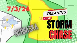 🔴LIVE Storm Chaser - Tornado Risk in Nebraska Sandhills