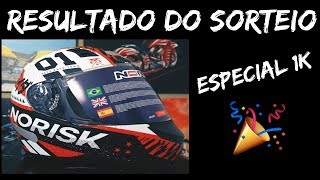 RESULTADO DO SORTEIO DO CAPACETE!!