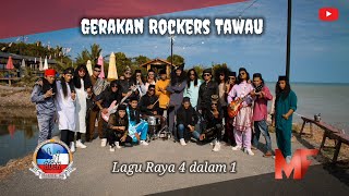 Lagu Raya 4 dalam 1 ( COVER ) by Gerakan Rockers Tawau - G.R.T  |  MF Channel Recording